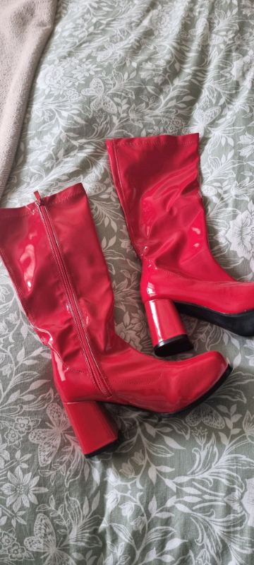 Ladies Red Boots size 4 | in Wollaton, Nottinghamshire | Gumtree