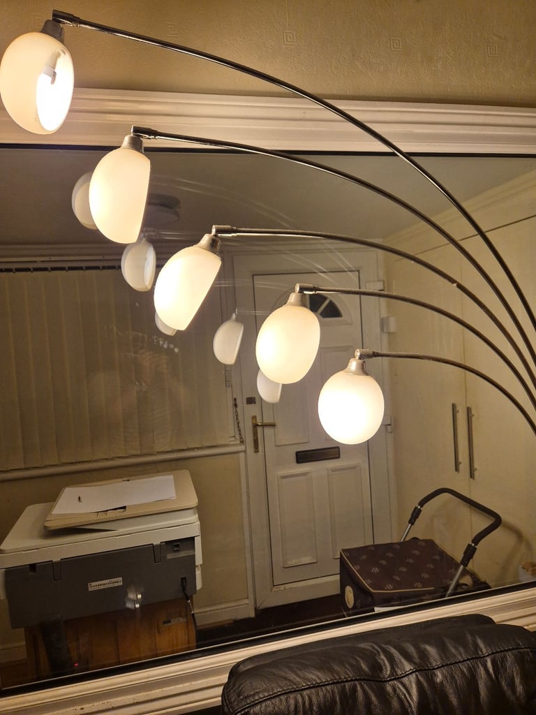 Floor lamp & matching table lamp