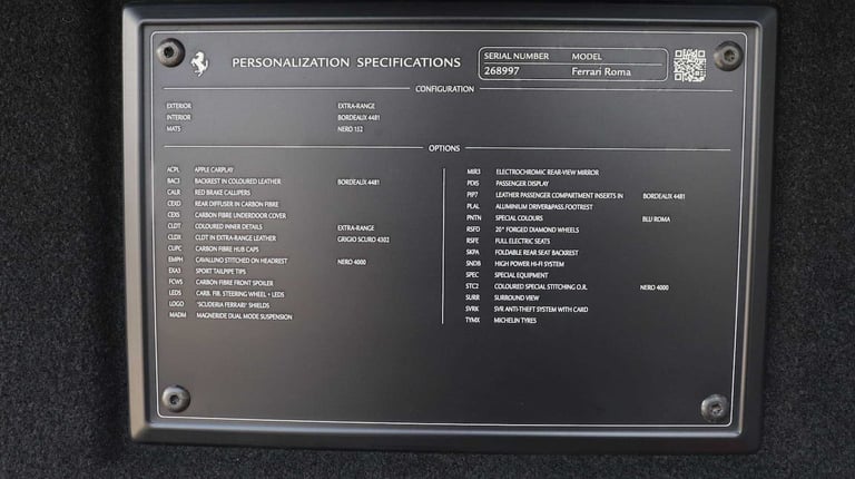 2021 Ferrari Roma 3.8T V8 F1 DCT Euro 6 (s/s) 2dr Coupe Petrol Automatic