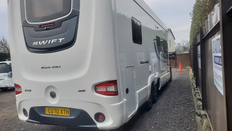 Fiat SWIFT KON-TIKI 650 motorhome 4 berth 4 seatsbelts Island bed 2020