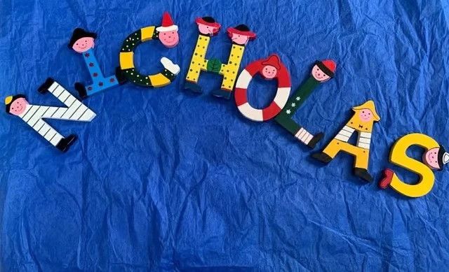INDIVIDUAL FUN ALPHABET LETTERS TO SPELL NICHOLAS - H8CM | in Cobham ...