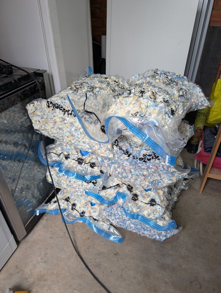 image for 8 bags of foam crumb