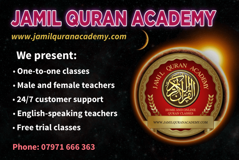  Home & Online Quran Class, Male or Female Quran Teacher, Learn Quran with Tajweed