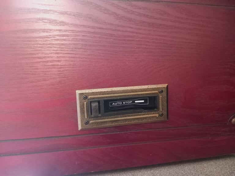 Vintage wooden Audio System. Plays Radio, Record and Cassette. Cd doesnt seem to play. 