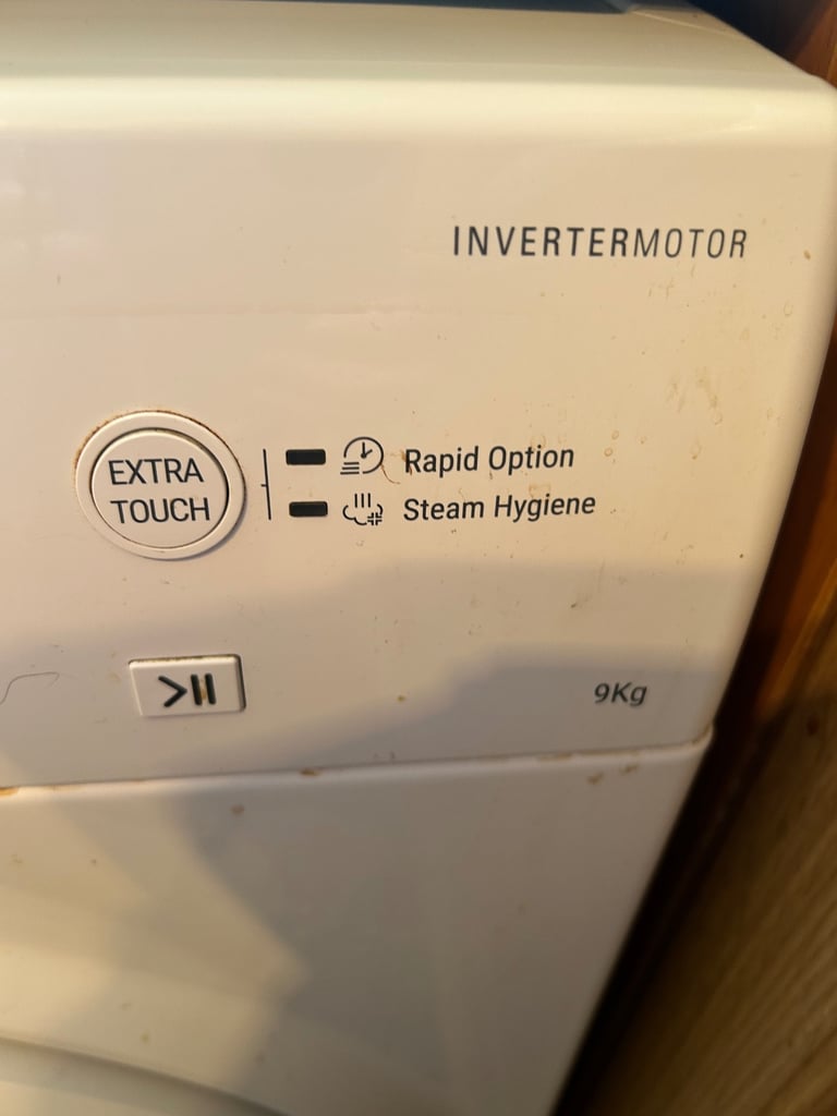 Hotpoint 9kg washing machine 