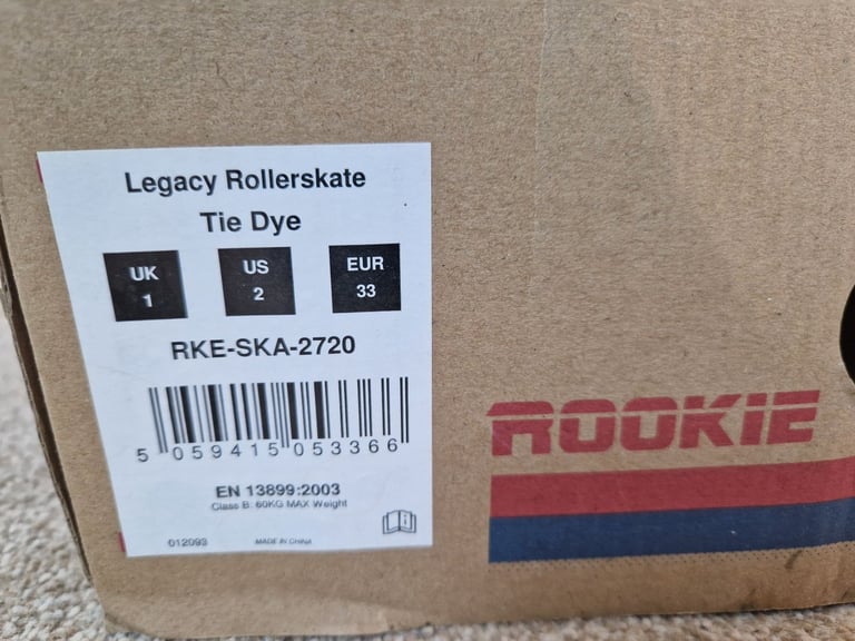 Rookie tie dye rollerskates
