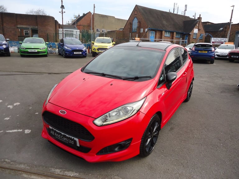 2017 Ford Fiesta 1.0 EcoBoost 140 ST-Line Red 3dr HATCHBACK Petrol Manual