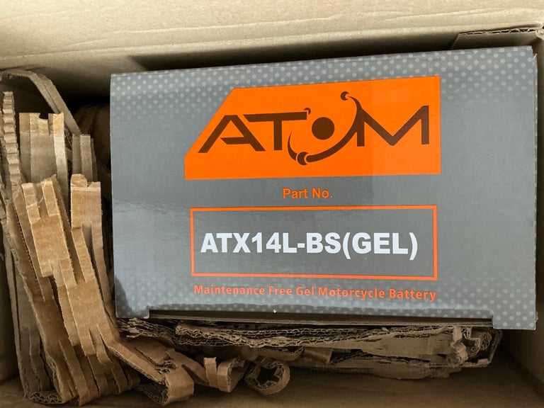 Motorcycle Atom Gel Maintenance Free Battery Motorbike