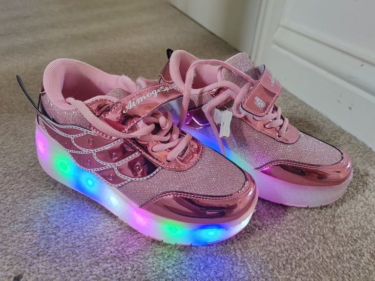 Recharge Multiple Colour LED Roller Skate Shoes