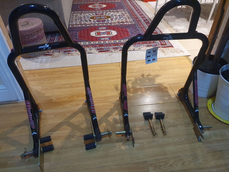 image for MotorGP Motorcycle Paddocks Stands( rear and front)