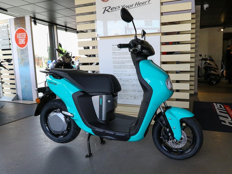IN STOCK NOW! - NEW Yamaha NEO's Electric Scooter. (Aqua) £3,100 On The Road