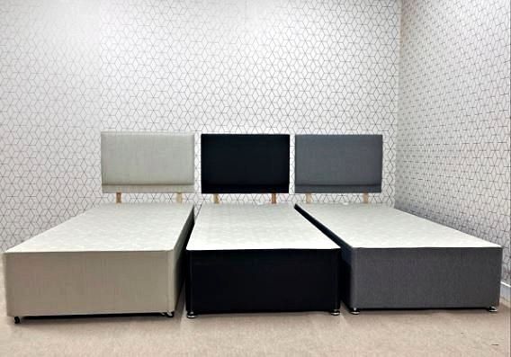 Luxury Divan Bed with Soft Mattress – Elegant and Functional Bedroom Piece