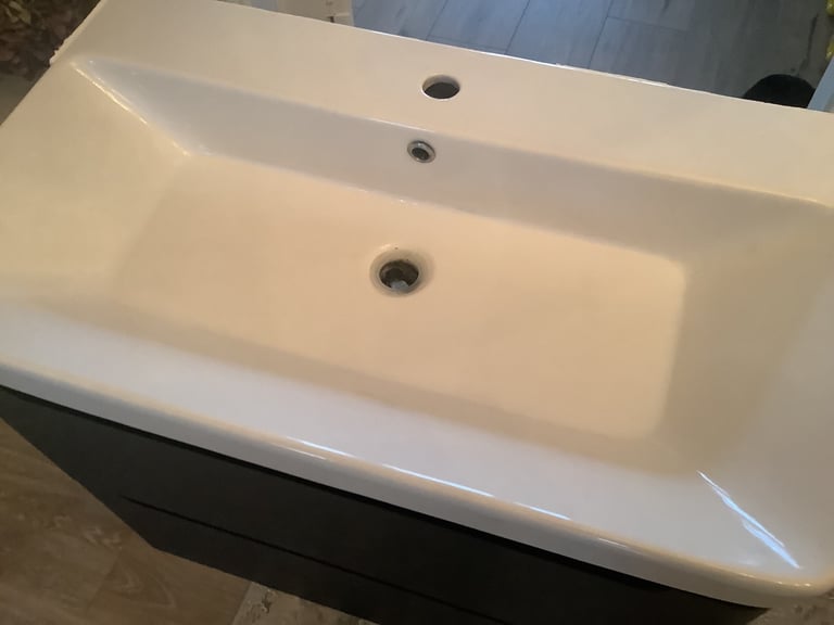 Wall hung units Matt indigo