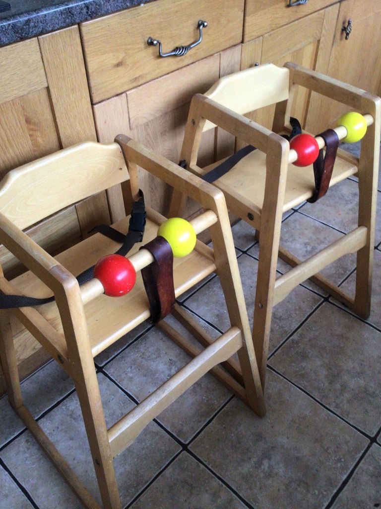 image for Wood high chairs 