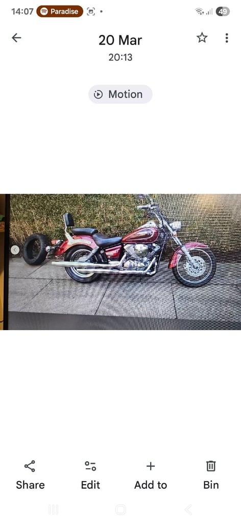 Yamaha, XVS, 2001, 124 (cc)