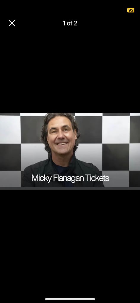 X2 Micky Flanagan live tickets 