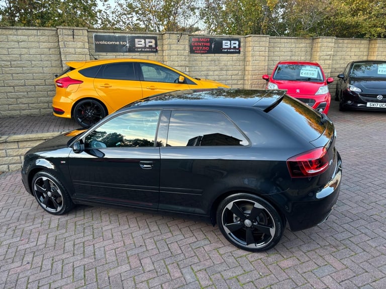  Audi A3 2.0 TFSI Black Edition S Tronic quattro Euro 5 3dr Petrol Automatic