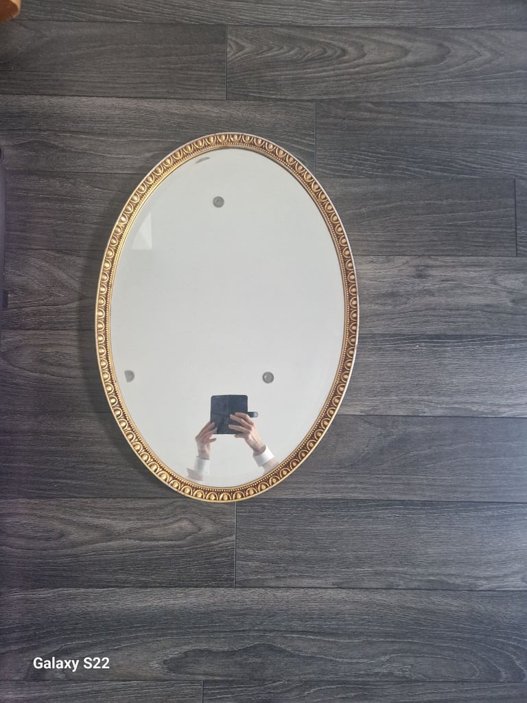 image for Gold bevelled mirror
