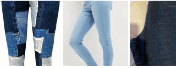 image for Jeans jeggings leggings x3 