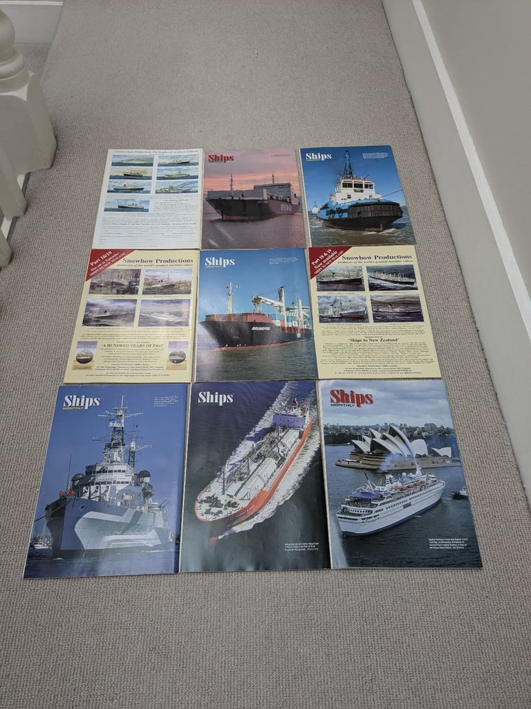 Ships Monthly magazine Bundle 74 issues 1998-2004 OTO