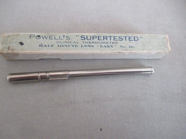 POWELLS &quot;SUPERTESTED&quot; CLINICAL THERMOMETER