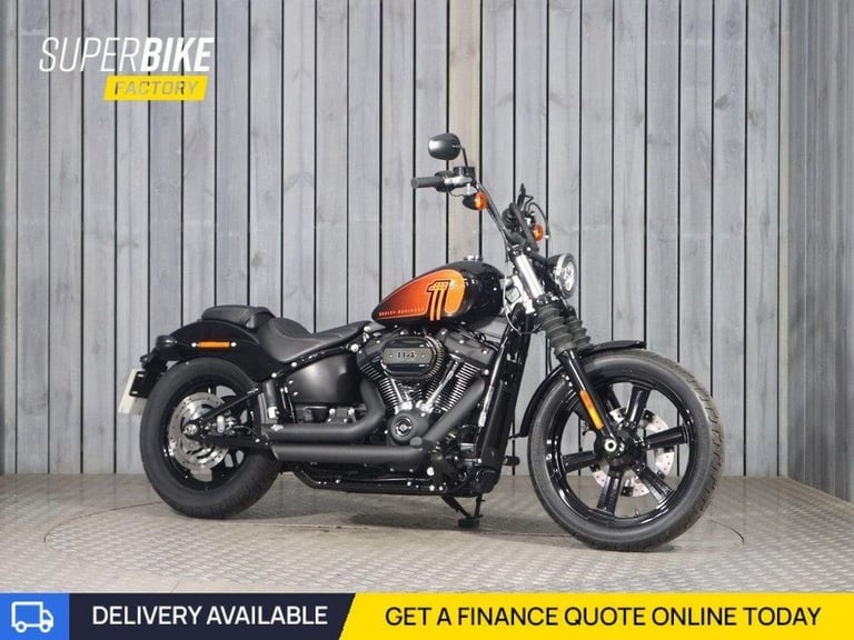 image for 2024 74 HARLEY-DAVIDSON SOFTAIL 1868 FXBBS STREET BOB CUSTOM CRUISER PETROL MANU