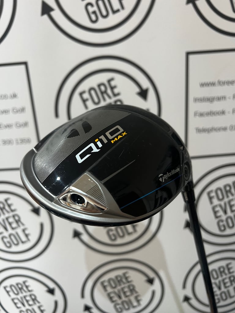TAYLORMADE Qi10 MAX DRIVER / 12 Degree / RH / 50g Stiff Flex / V.GOOD USED