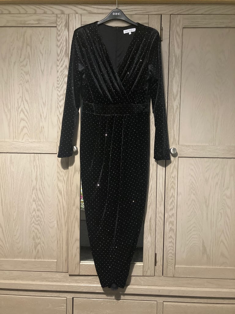 image for Gorgeous velvet dress with sparkle!