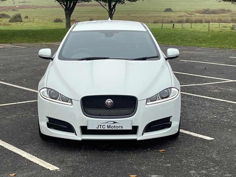 JAGUAR XF 2.2d [200] R-Sport Estate Auto, diesel, white + NOW SOLD 2014