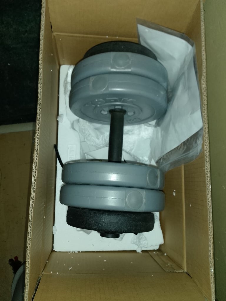 image for Two dumbbells with weights