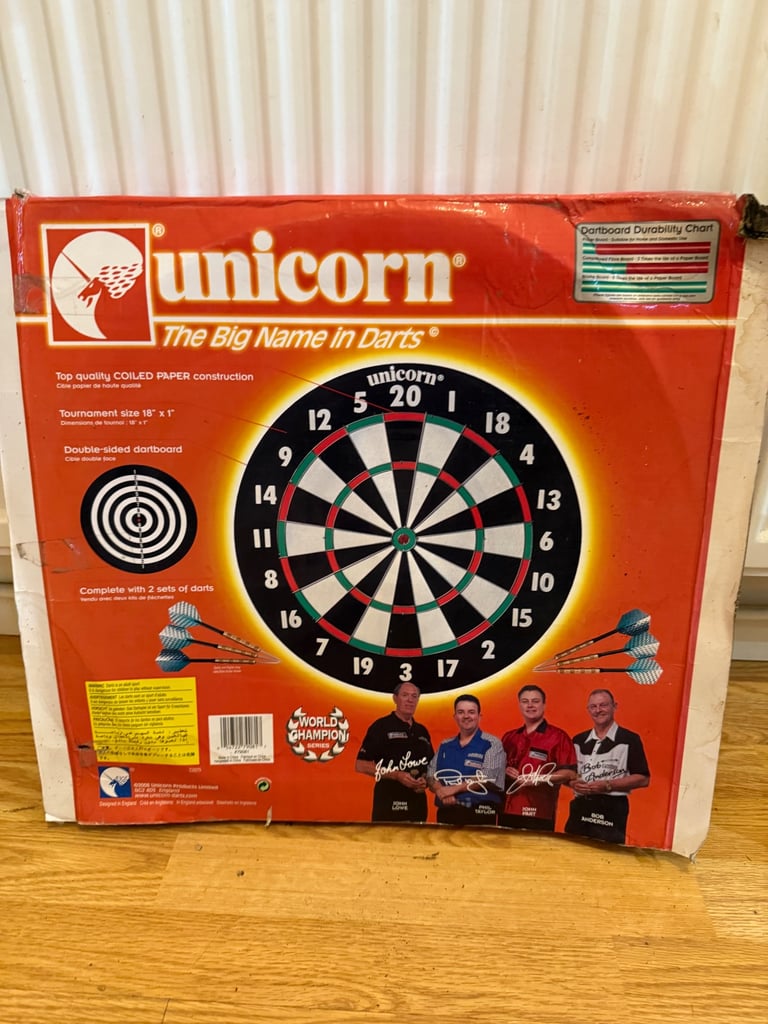 Unicorn Double Sided Dartboard 