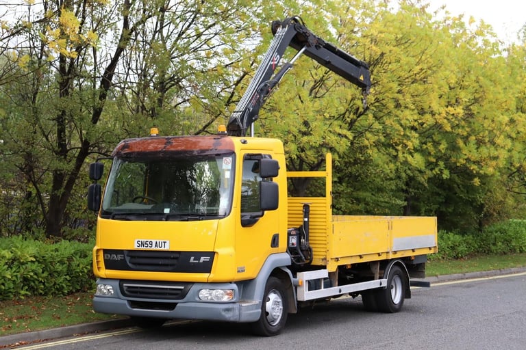 DAF LF45 160 4X2 HIAB XS 055 CRANE DROPSIDE (2009)
