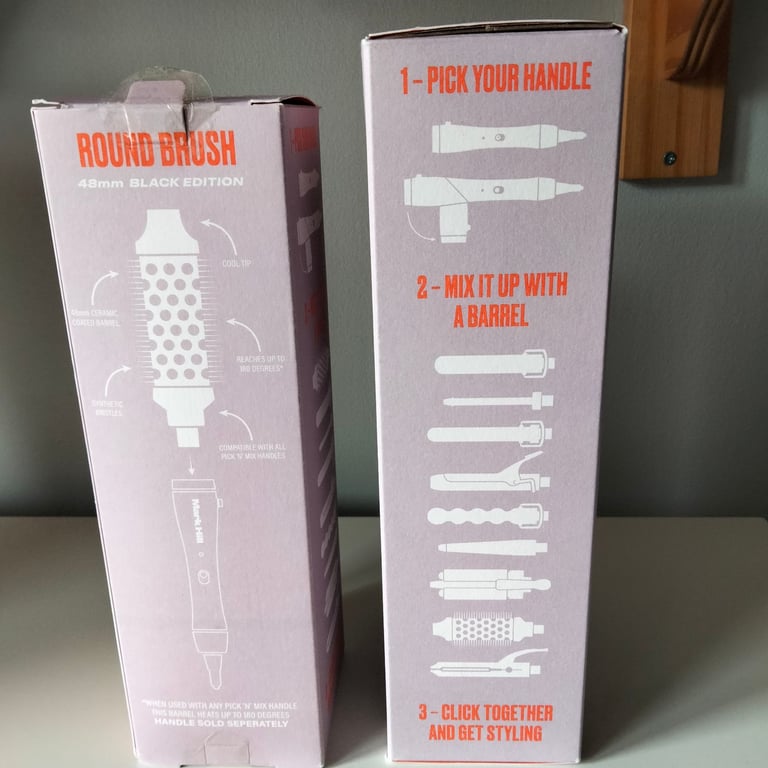 Heated brush for waves/curls