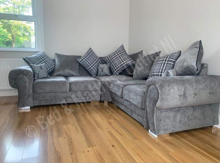 ]] Luxury Sofa - Verona 5 Seater Plush Velvet Sofa - Universal Corner Sofa - 10%Off - get Now ]]