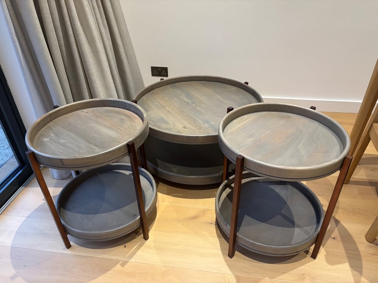 image for John Lewis Asha Coffee + 2 Side Tables
