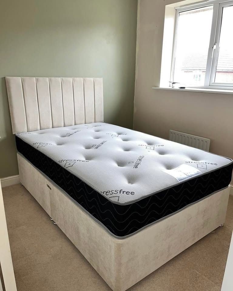 image for Divan Beds Available || Single, Double, King || Brand New with Mattress – Free Delivery