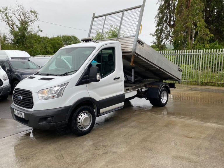 FORD TRANSIT 350 2.2 TDCI 125 BHP SINGLE CAB ALLOY TIPPER DRW White Manual Diese