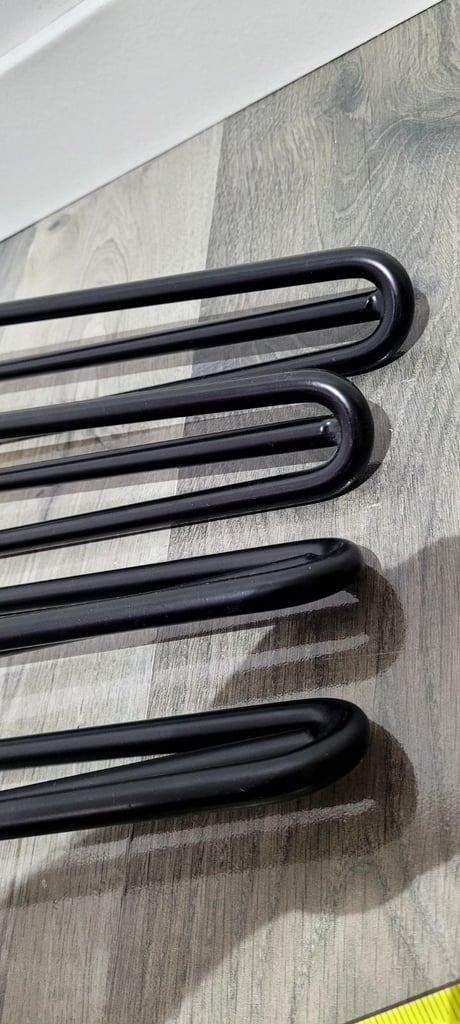 Premium Hairpin Table Legs Set of 4 + FREE Screws & Protector 