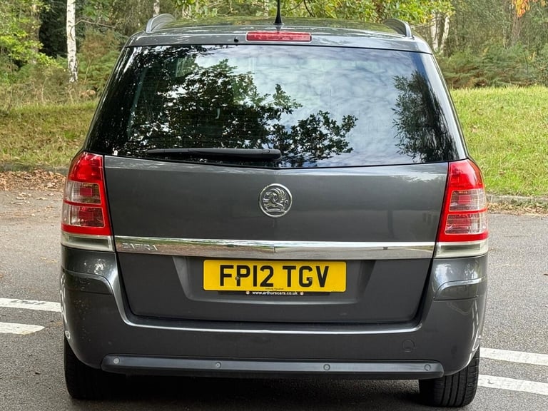 2012 Vauxhall Zafira 1.6i [115] Exclusiv 5dr MPV Petrol Manual