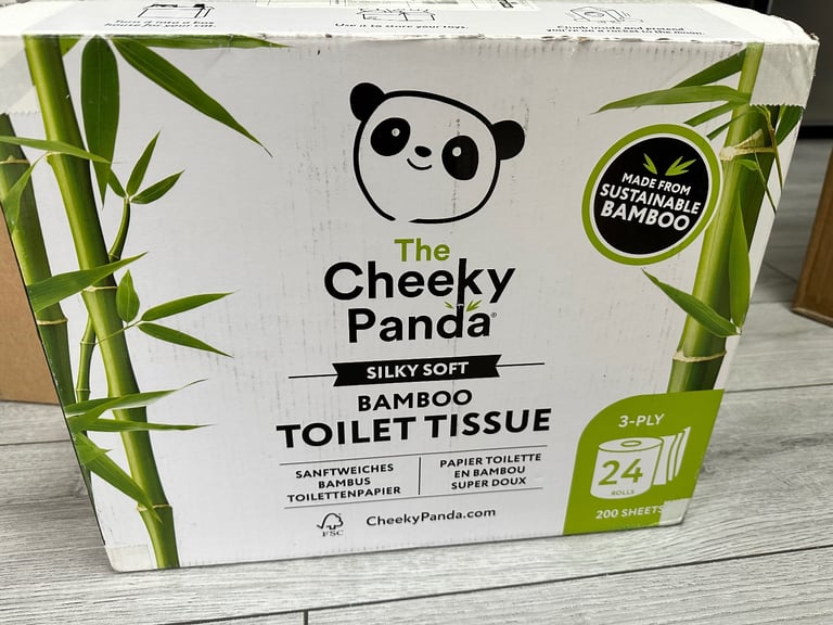 The cheeky panda bamboo toilet  tissue 
