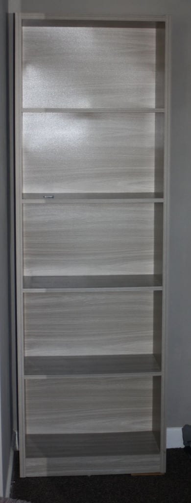 free to collect -TALL WIDE DEEP BOOKCASE- LIGHT OAK EFFECT