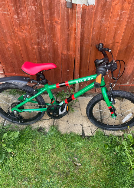 image for **Raleigh Pop 18'' Bicycle - Age Use 5-7 Years Ready to Ride with New Chain & Tires**