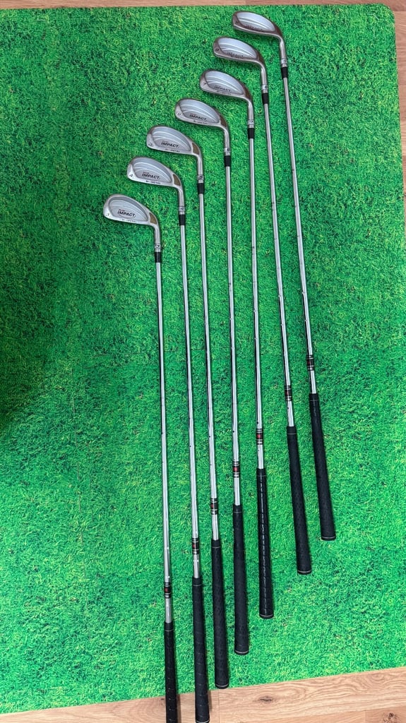 image for Hippo Plus Impact Bi Metal Irons 3,4,5,6,7,8,9 Adult Right Handed Clubs