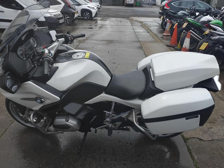 2015 15 BMW R1200RT LC EX POLICE WHITE FSH R 1200 RT LIQUID COOLED