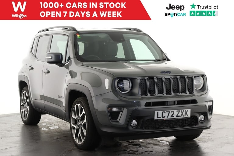 2023 Jeep Renegade 1.3 Turbo 4xe PHEV 240 S 5dr Auto Hatchback Petrol Parallel PHEV Automatic