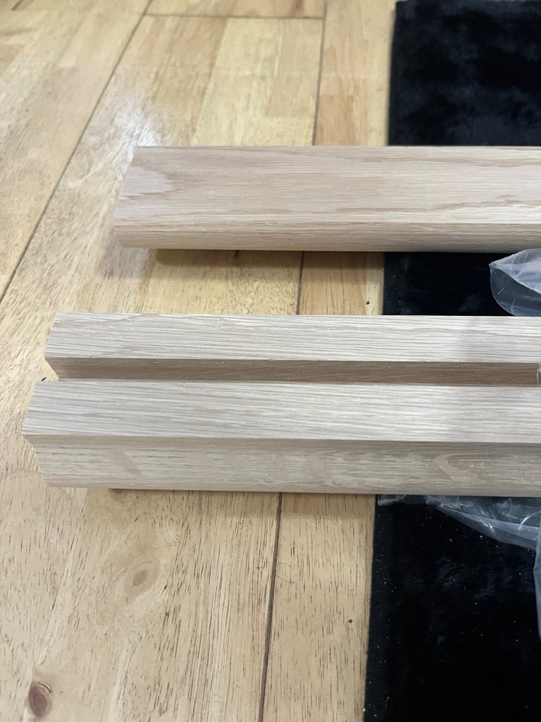 image for Brand new 2m Oak Hand rail & base rail with 10mm groove 