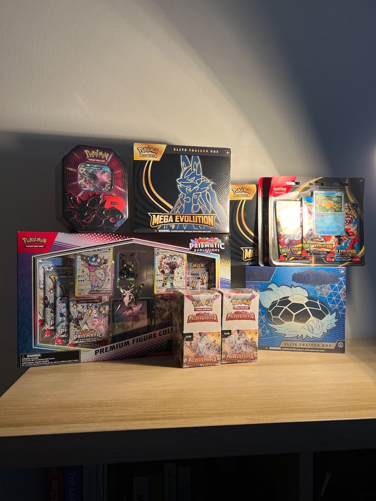image for POKEMON TCG PRODUCTS 🔥 PRISMATIC, MEGA, STELLAR, PALDEA 🔥