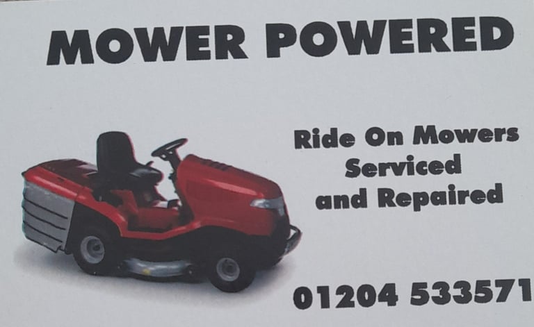 Ride on mower repairs