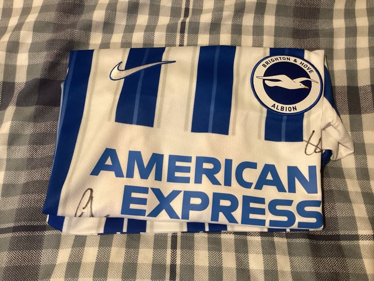 image for A signed Brighton shirt w/certificate of authenticity