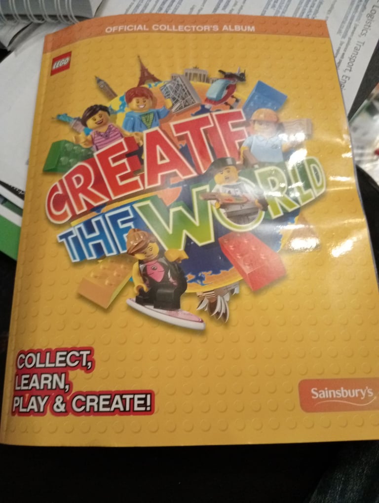 Lego Create The World Incredible Inventions Album 2018 Sainsbury's Complete Set